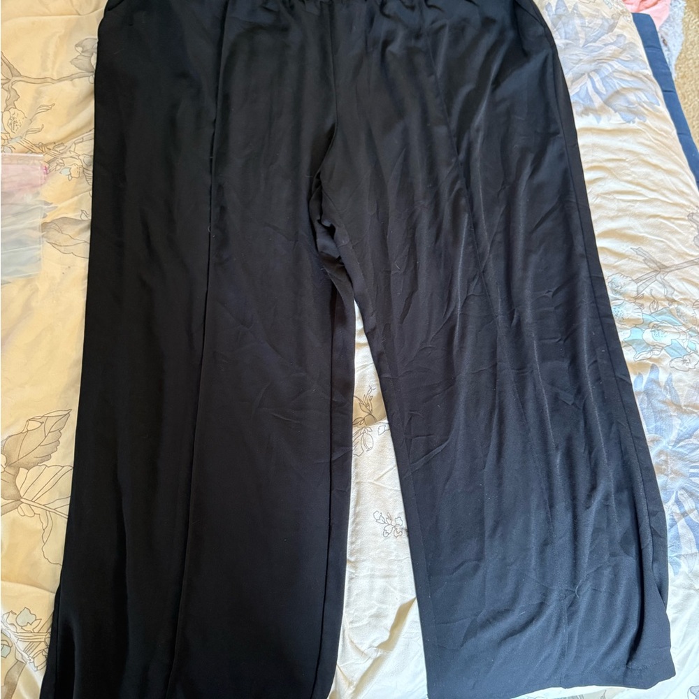 a new day Women's Black Wide Leg Pants